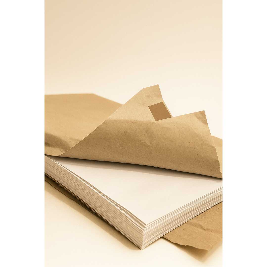 kraft brown wrapping paper sheets for packaging and wrapping use