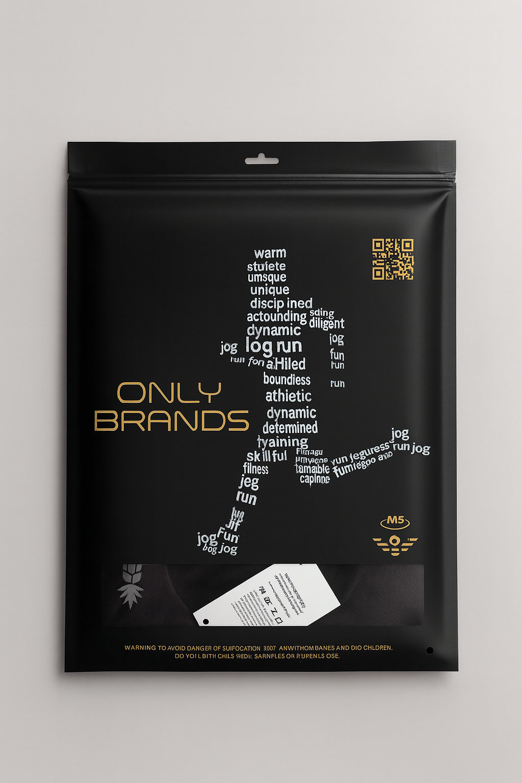 PP Zipper Bag – Only Brands Design | 500 Pcs Pack (In-House Manufacturing)