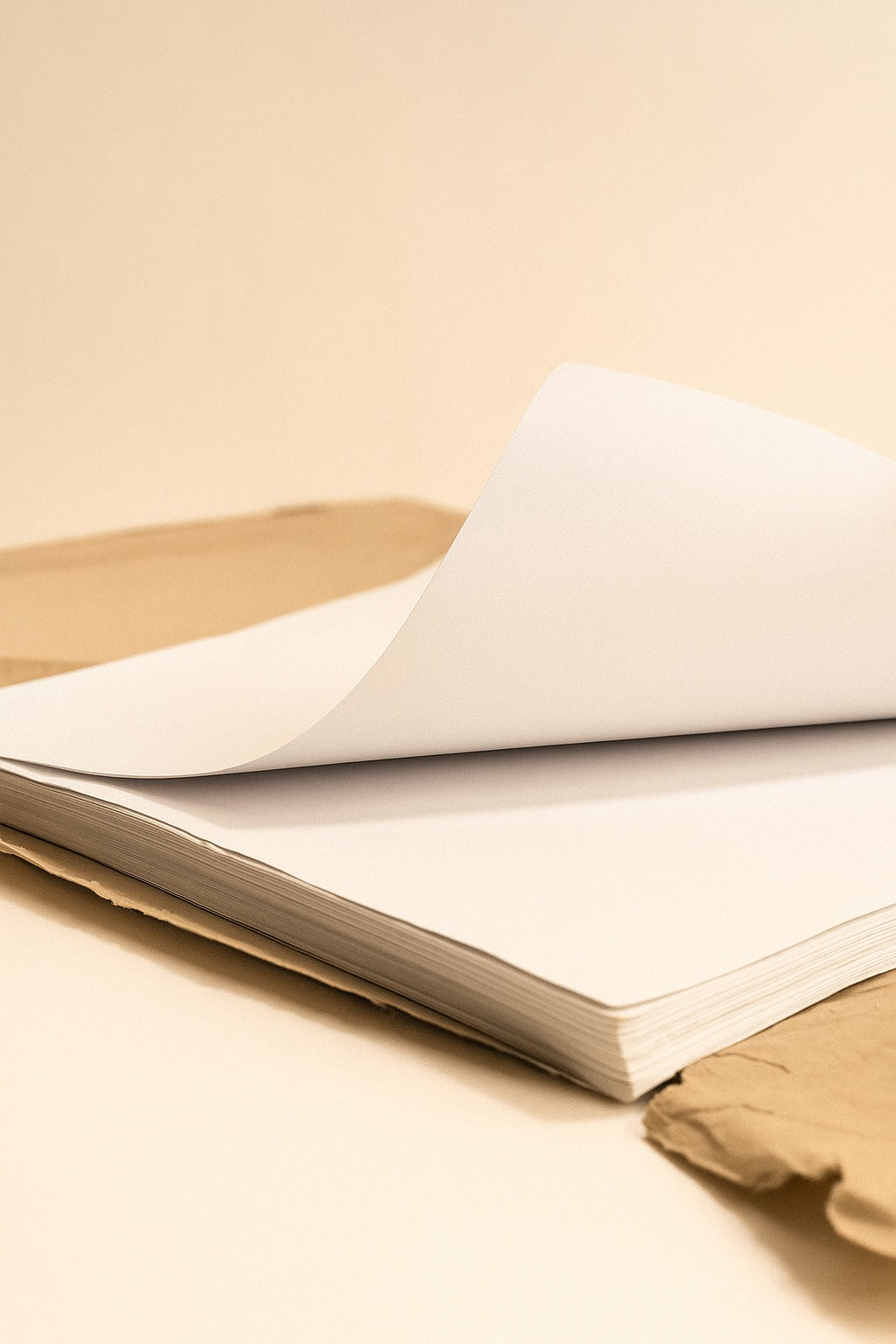 butter paper stack for shirt and garment packing by paras packing

