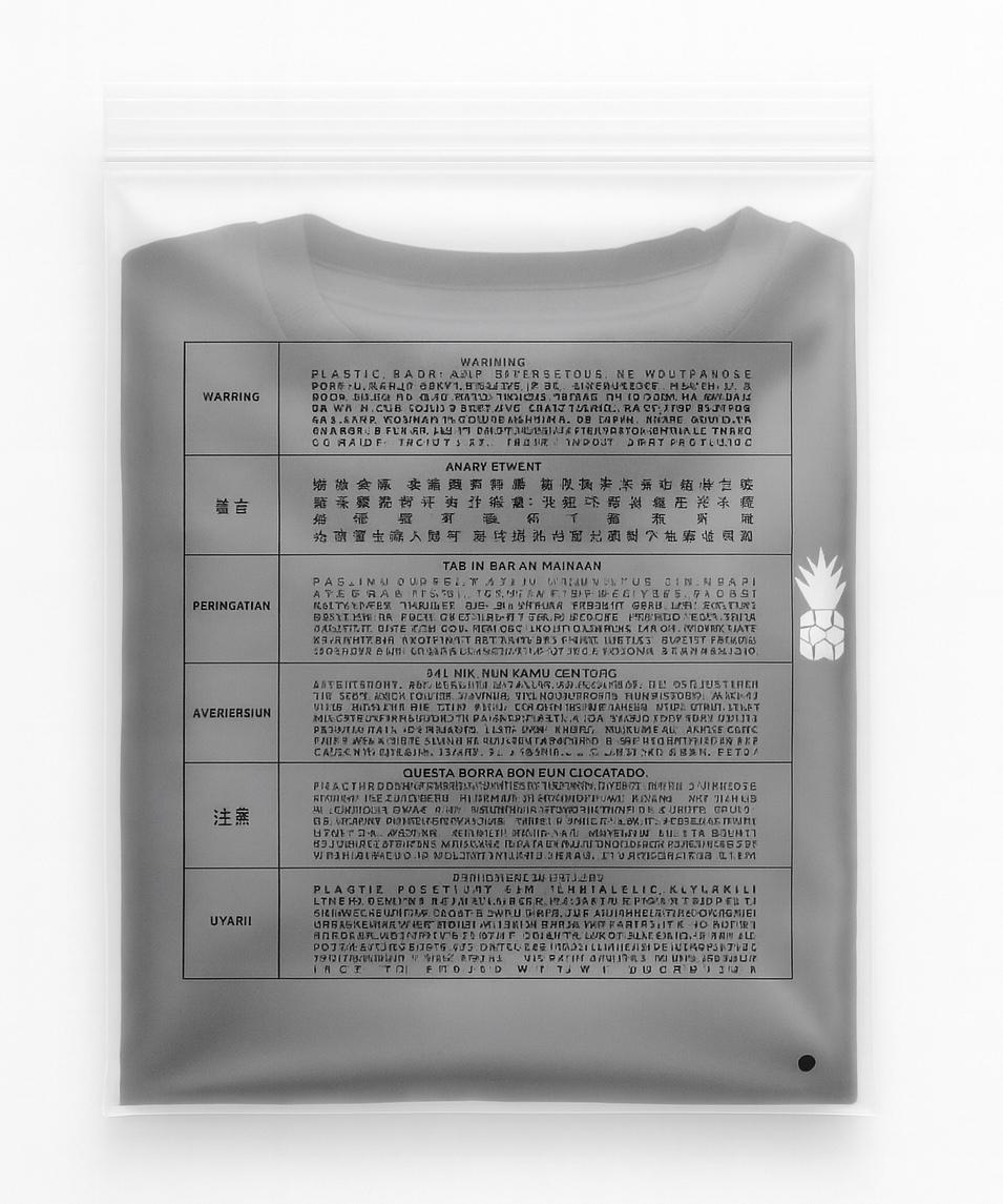 10x14 chinese LDPE FROSTED Zipper Bag – Premium Quality, (500 Pcs Pack)