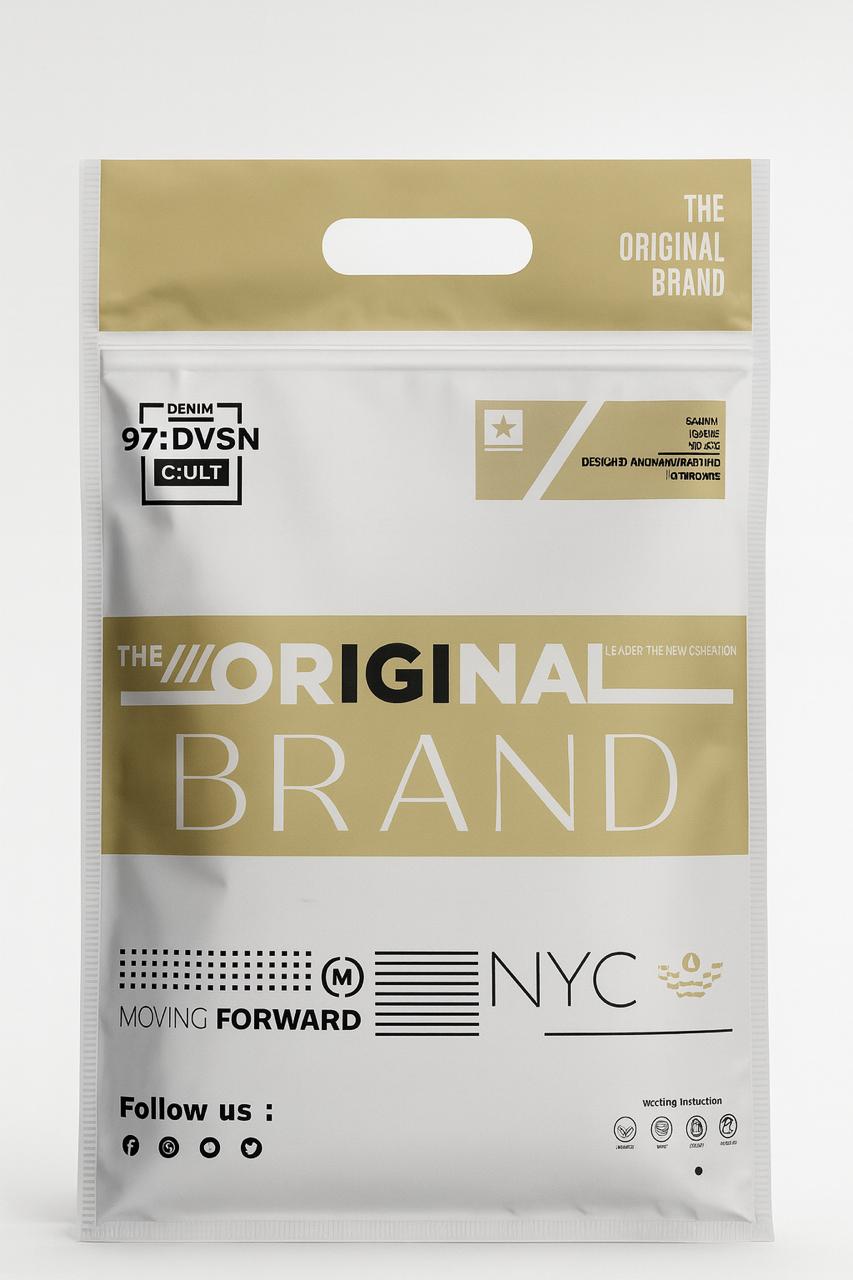 gold handle cut polybag 250 pcs pack for garment and retail packaging by paras packing

