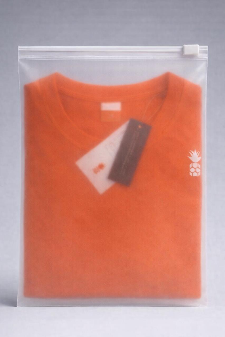 ldpe slider frosted bag for t shirt packing