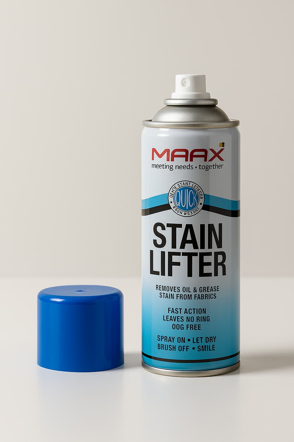 maax stain lifter spray bottle 400ml for oil and grease removal from clothes
