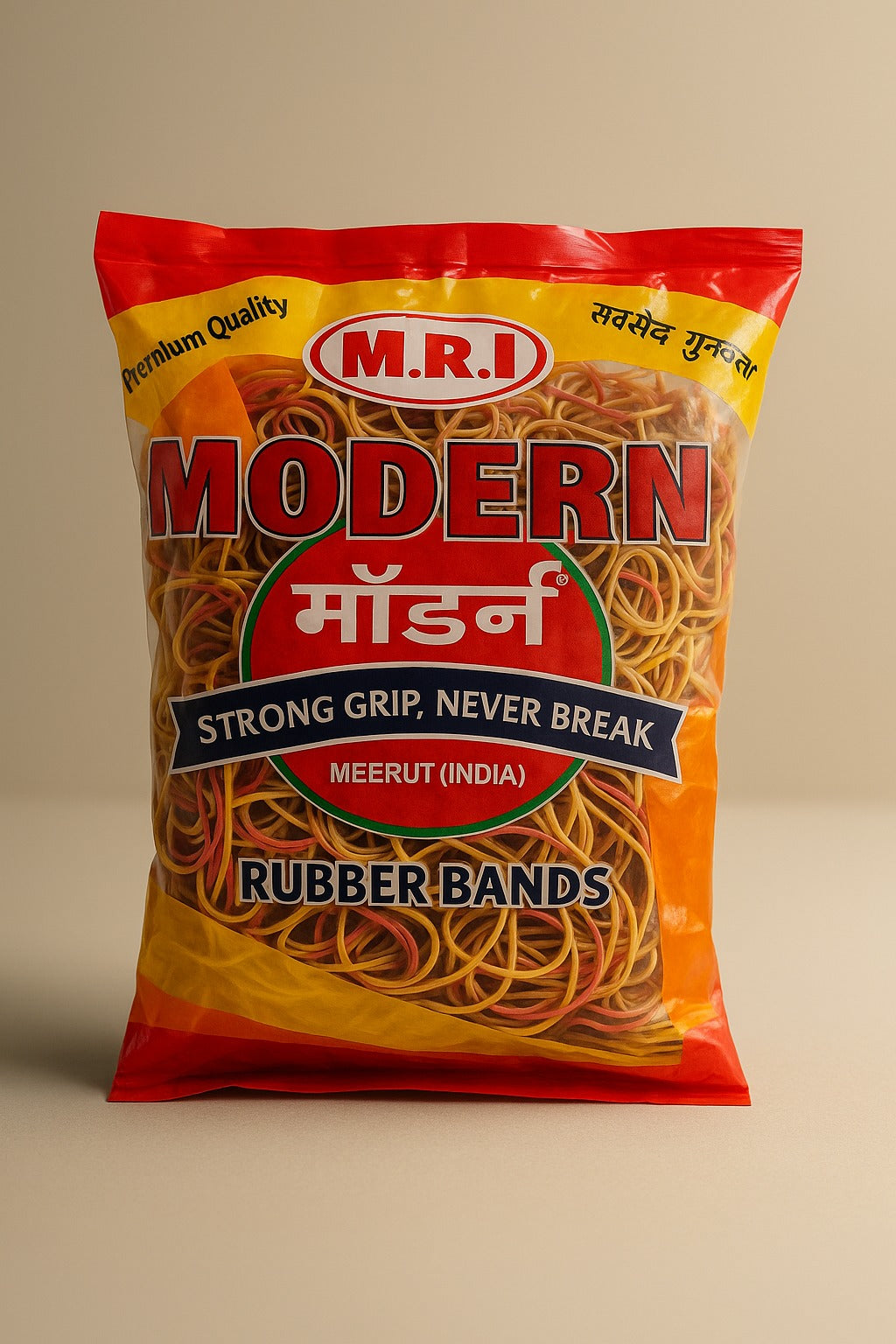 mri modern rubber bands pack 3 inch 500g for strong grip by paras packing
