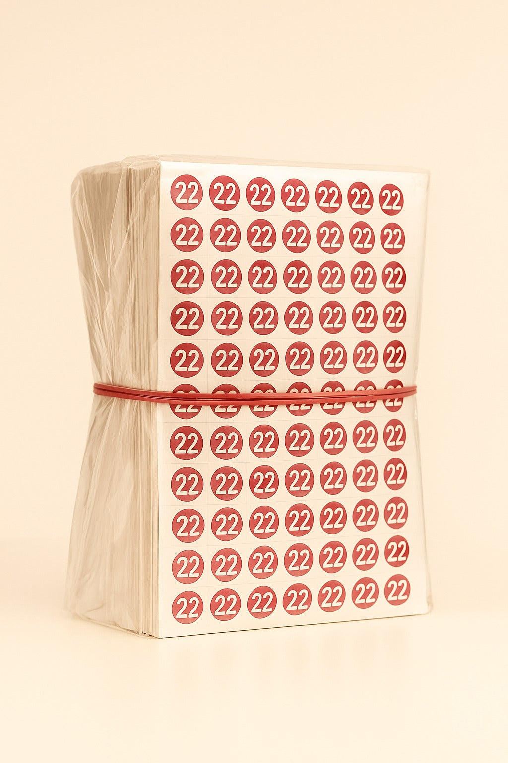 number size sticker 22 garment labels 1000 pcs pack view
