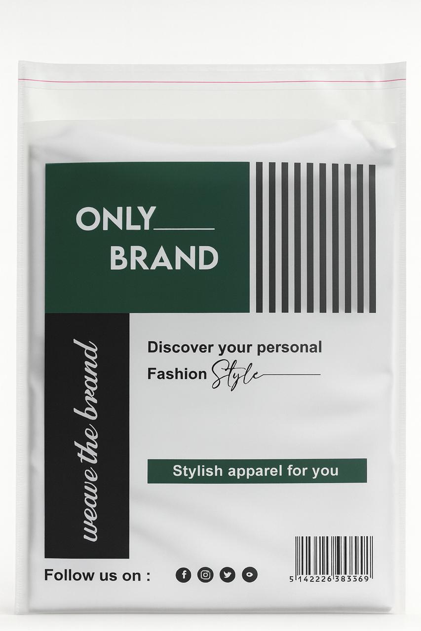 only brand frosted tape polybag 10x14 500 pcs pack for garment and retail by paras packing

