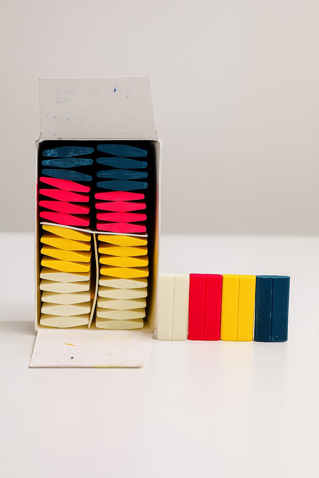 open box panda washable chalks with 5 color chalks for tailoring


