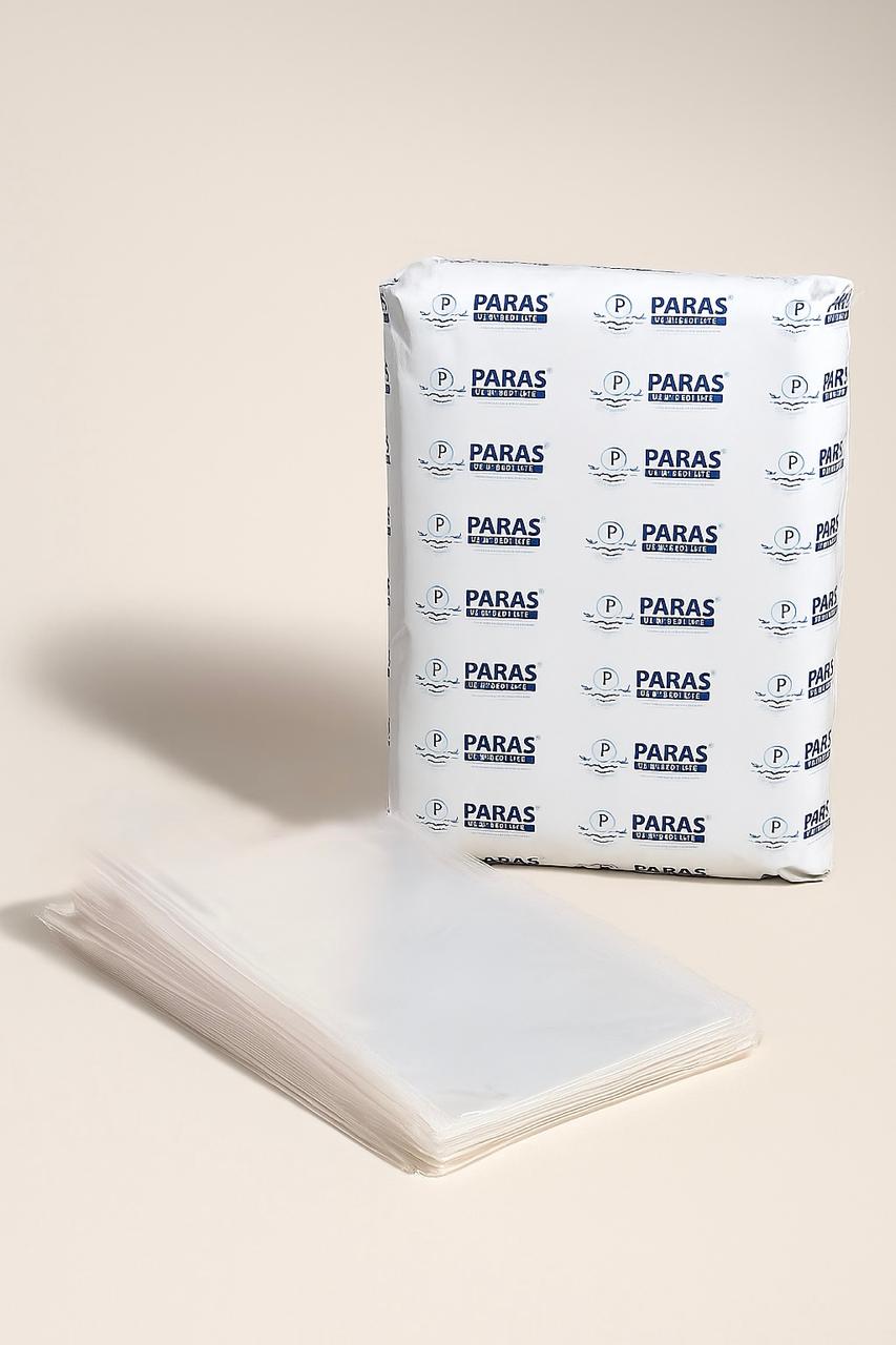 5kg Paras 37 micron transparent polybag bundle without tape for garment packing

