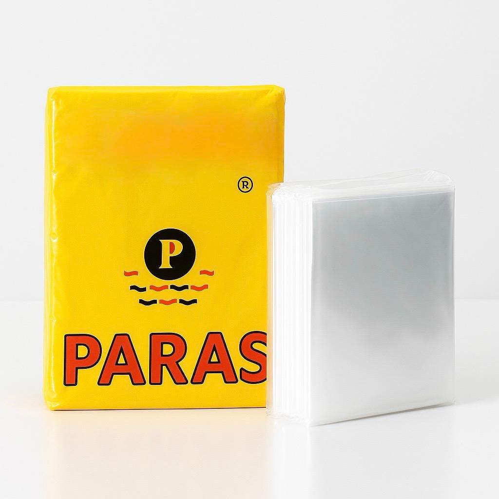 paras alpha transparent polybag 10 kg pack with 10 plus sizes by paras packing for garments

