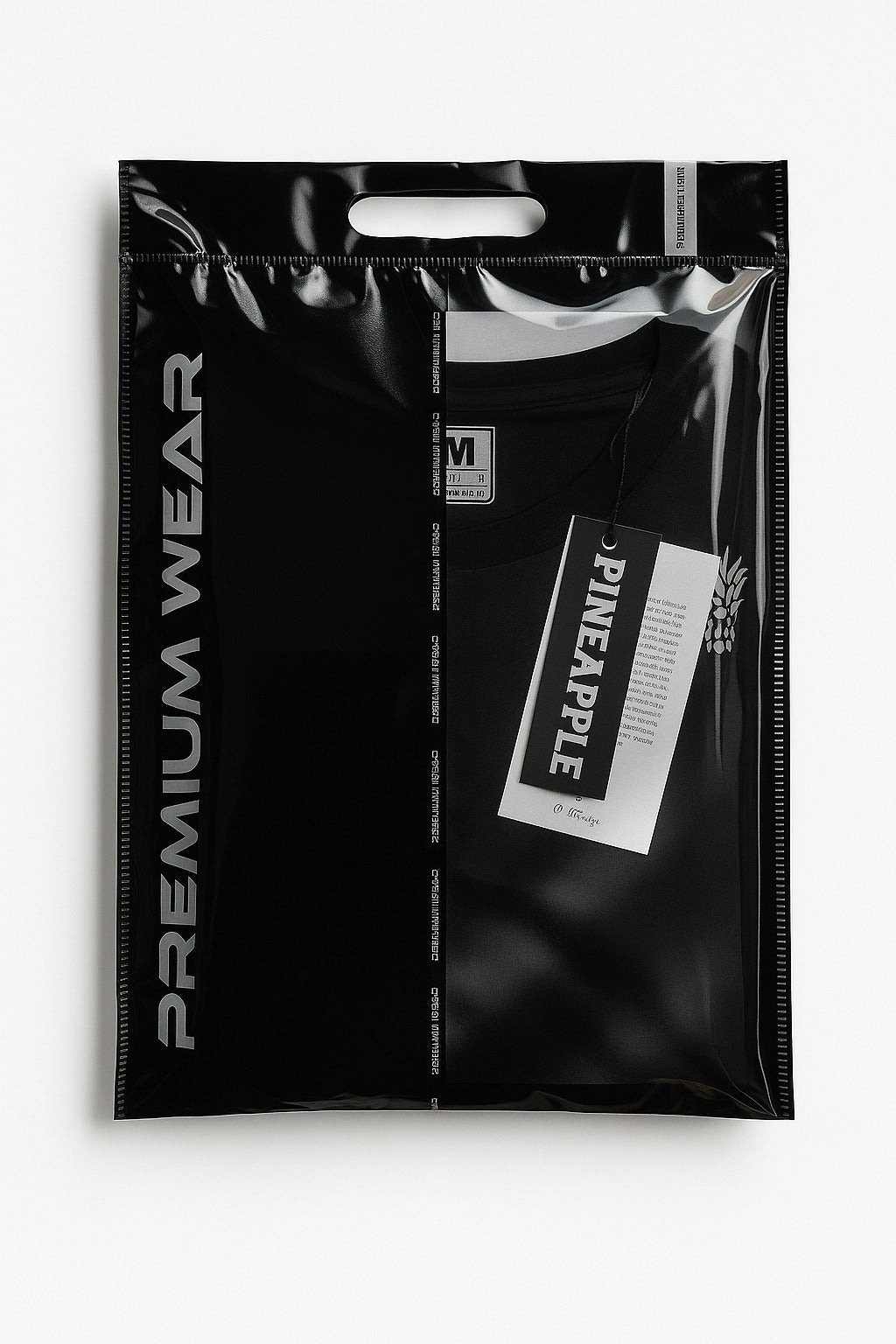 premium wear black dcut bag with tshirt paras

